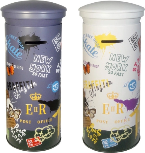Tirelire en forme de boîte aux lettres