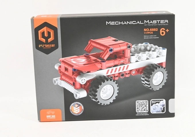 IM.MASTER jeep/pick-up de pompiers, jeu de construction 2-en-1, 117 pièces