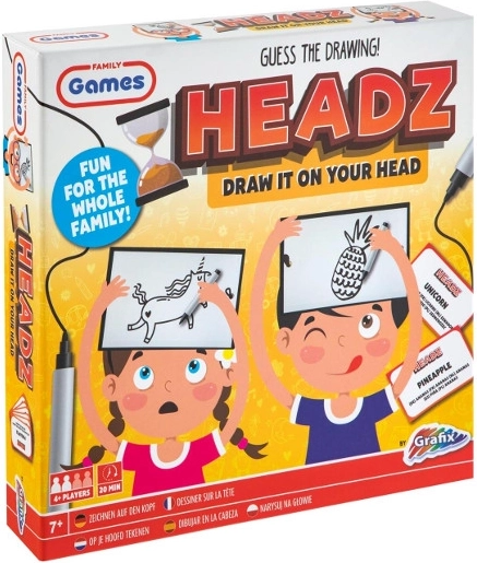 Headz Dessine sur la tête – jeu créatif familial GRAFIX