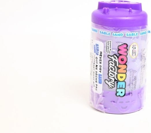 MGA Wonder Factory NeverDrySand sable violet dans une boîte avec rouleau 4 en 1