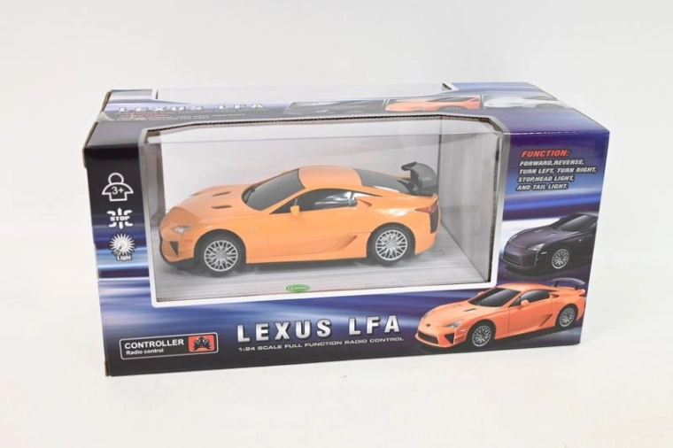 Voiture RC Lexus LFA orange 1:24