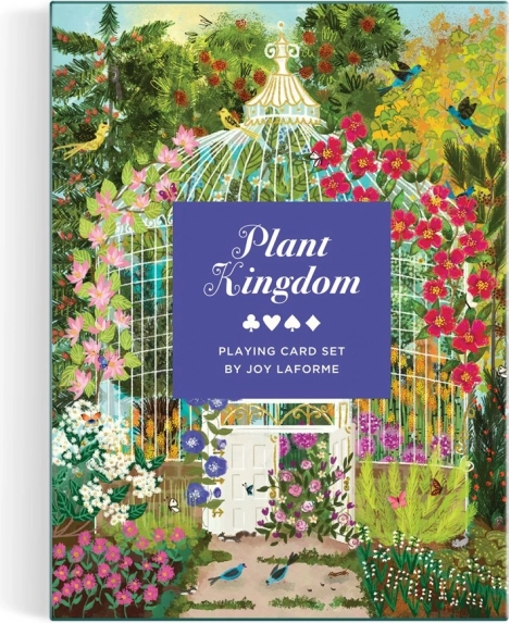 Galison ensemble de cartes à jouer Royaume végétal par Joy Laforme