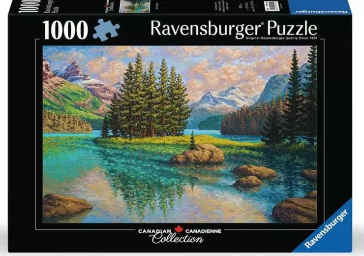Puzzle Ravensburger Canadian Collection : Esprit de la rivière Maligne 1000 pièces