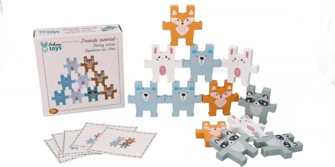 Pyramide avec animaux