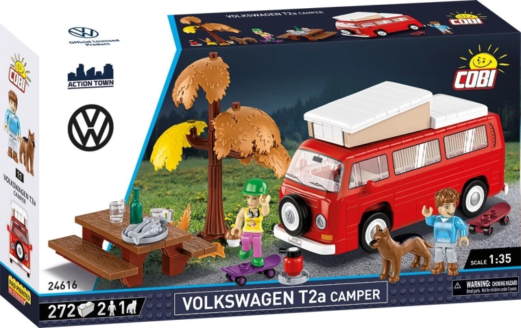 Cobi Volkswagen T2a camper maquette 1:35 (272 pièces)