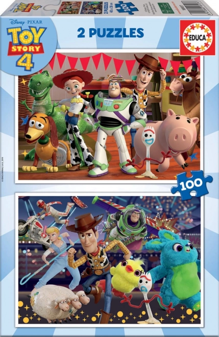 Educa puzzle Toy Story 4 double pack