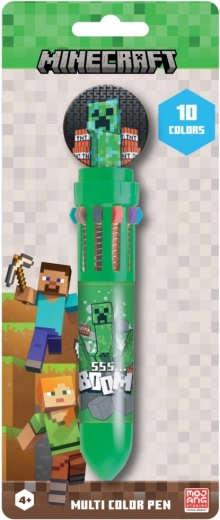 Stylo coloré Minecraft avec topper