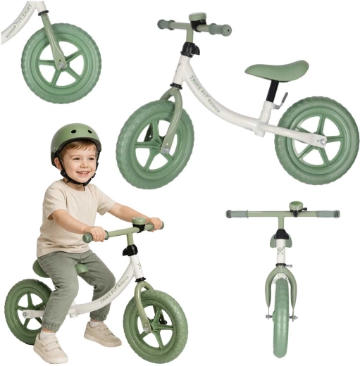 Draisienne Trike Fix vert avec sonnette