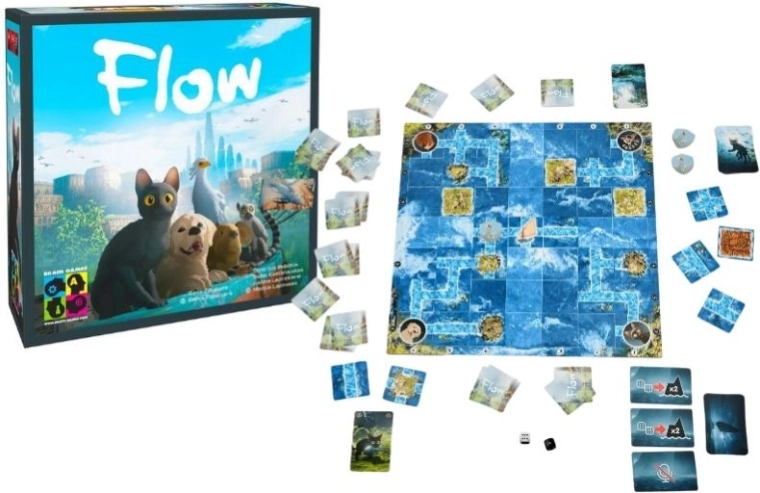 Flow jeu de société coopératif en temps réel - 1 pièce