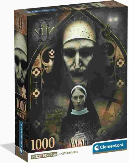 Puzzle CLEMENTONI Horror Collection : The Nun 1000 pièces