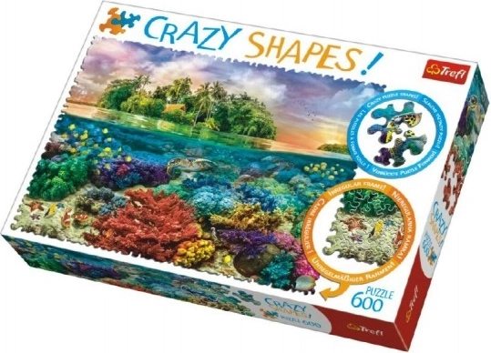 Puzzle 600 Crazy Shapes Île tropicale