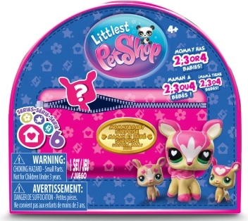 Figurines Littlest Pet Shop maman et petits