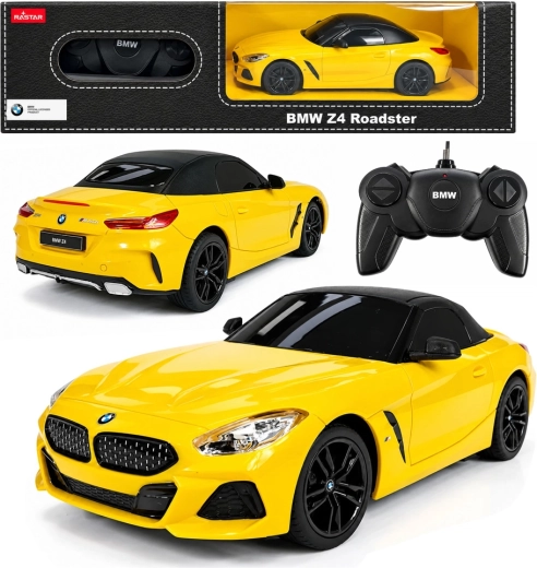 Voiture RC BMW Z4 Roadster 1:18 jaune