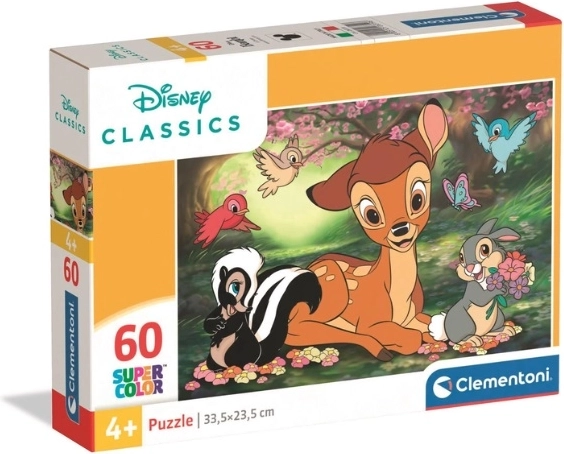 Puzzle Clementoni SuperColor Bambi 60 pièces