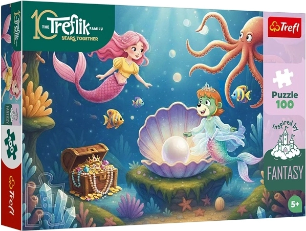 Puzzle fantastique inspiré du royaume des fées marines – 100 pièces
