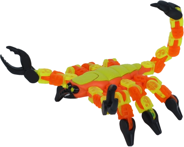 Klixx Creaturez scorpion – clic-clac flexible pour un jeu créatif