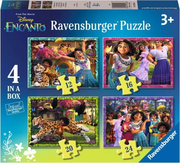 RAVENSBURGER Puzzle Encanto 4-en-1 (12, 16, 20, 24 pièces)