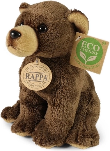 Ours en peluche brun assis Rappa 15 cm Eco-Friendly