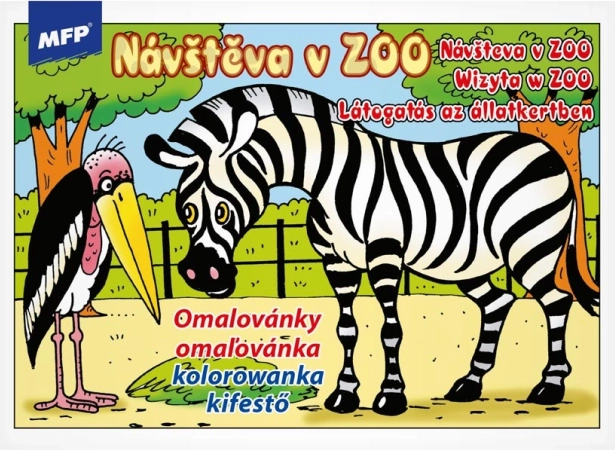 Livres de coloriage pour enfants Visite au ZOO