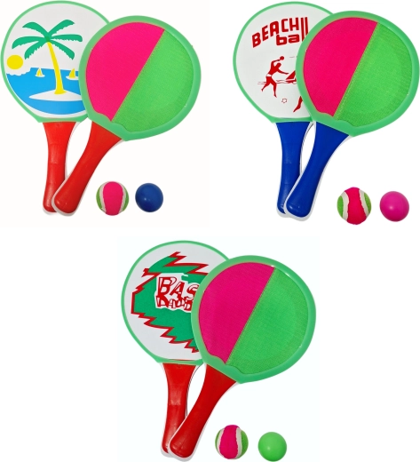 Raquettes 2-en-1 Catch Ball avec balles