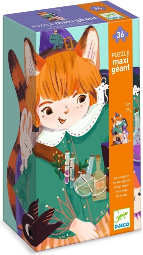 Puzzle géant Djeco Le magicien Pio, 36 pièces