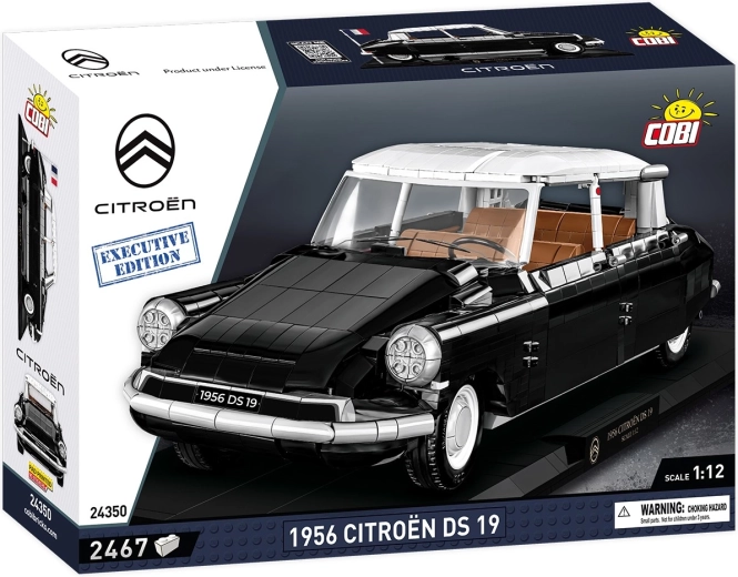 Cobi 1956 Citroën DS 19 Executive Edition, jeu de construction à l’échelle 1:12