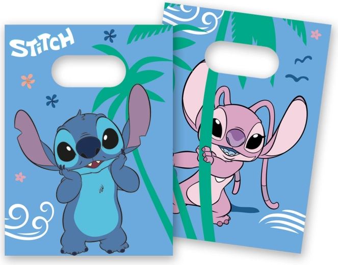 Sachets cadeaux de fête en papier Disney Stitch 22 cm (4 pcs)
