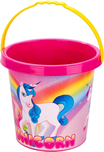 Seau pour enfant avec motif licorne 17 cm