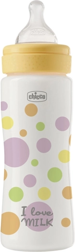 Biberon Chicco Perfect Easy 330 ml avec tétine en silicone à débit rapide 4m+