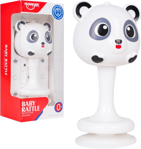 Hochet pour bébé Panda avec ventouse - 1 pièce