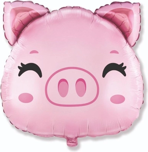 Ballon en aluminium Cochon