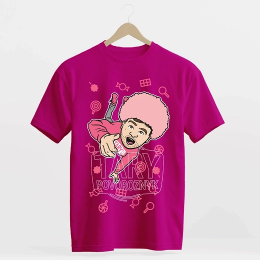 T-shirt Tary Povoroznyk barbe à papa rose 164–170