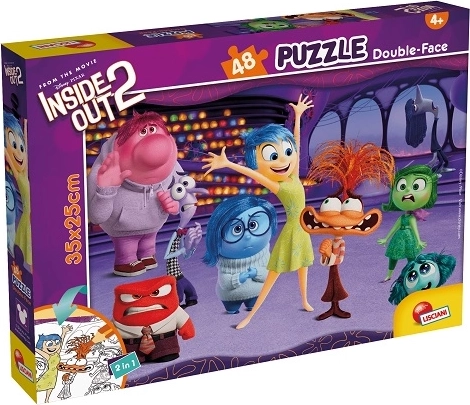 Lisciani Disney puzzle recto-verso 48 pièces Vice-Versa 2