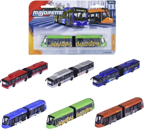 Modèle métallique de bus urbain ou de tramway - 1 pièce