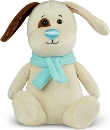 Chien peluche museau multicolore