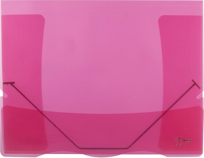 Chemise transparente avec élastique Lines rouge