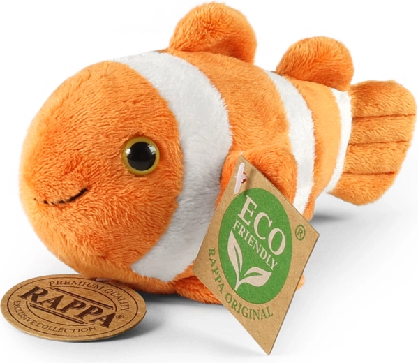 Poisson-clown en peluche Rappa 14 cm éco-responsable
