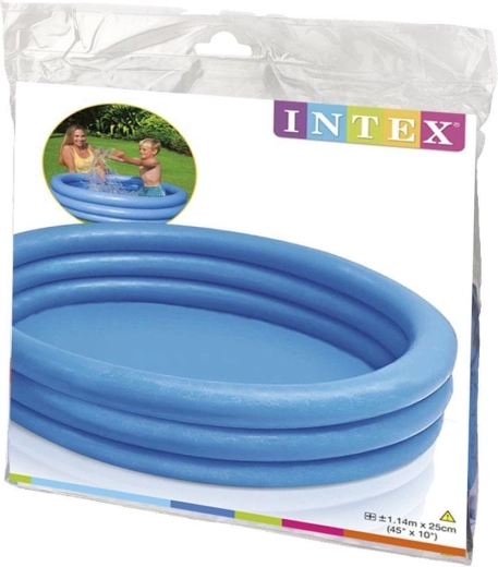 Piscine gonflable pour enfants Intex Crystal Blue 114 × 25 cm
