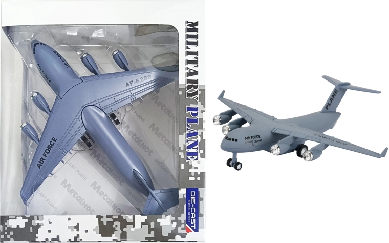 Modèle métallique d’avion BOEING C-17 1:300 avec lumières et sons