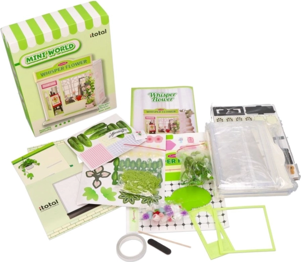 i-Total mini fleuriste – diorama DIY à assembler