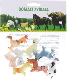Animaux domestiques joyeux – lot de figurines en plastique en sachet