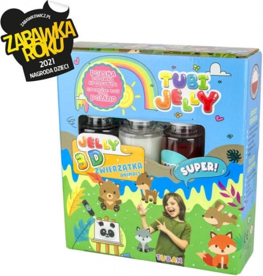 Set Tubi Jelly 3 couleurs – animaux
