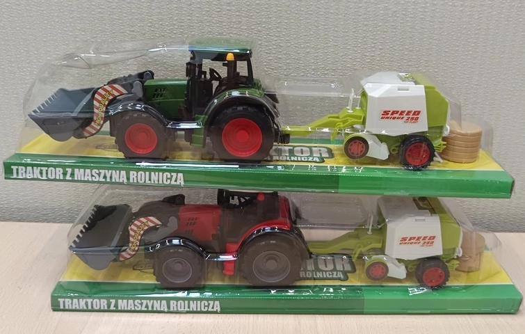 Tracteur avec machine agricole
