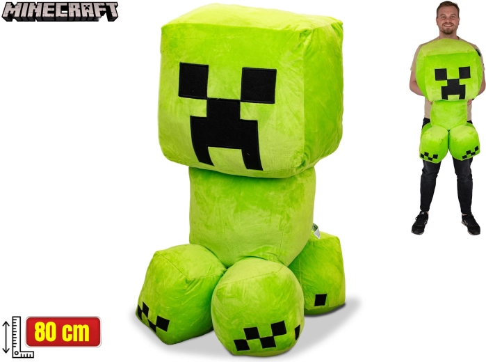 Creeper en peluche MINECRAFT 80 cm