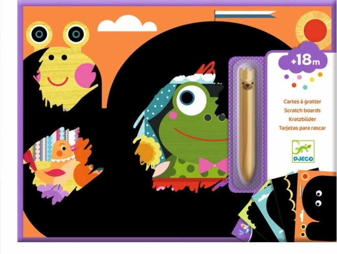 Images à gratter pour tout-petits DJECO – découverte