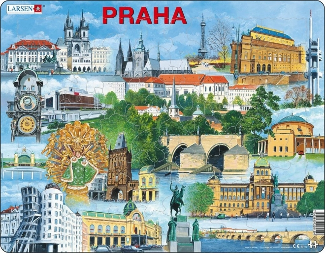 Puzzle LARSEN Prague 66 pièces