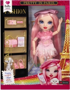 Poupée mode Rainbow High à Paris Bella - 1 pièce