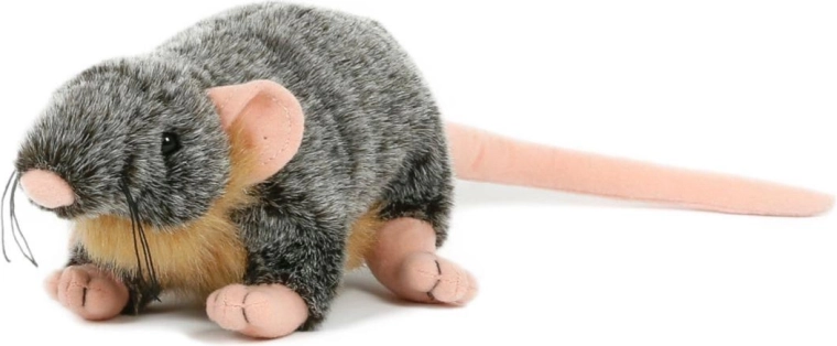 Rat en peluche 14 × 35 cm