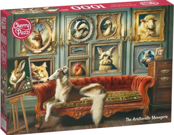 Puzzle CHERRY PAZZI Ménagerie aristocratique 1000 pièces