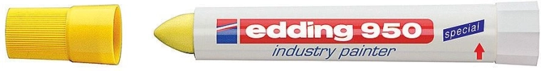 Pâte industrielle Edding 950 – marqueur pâte jaune